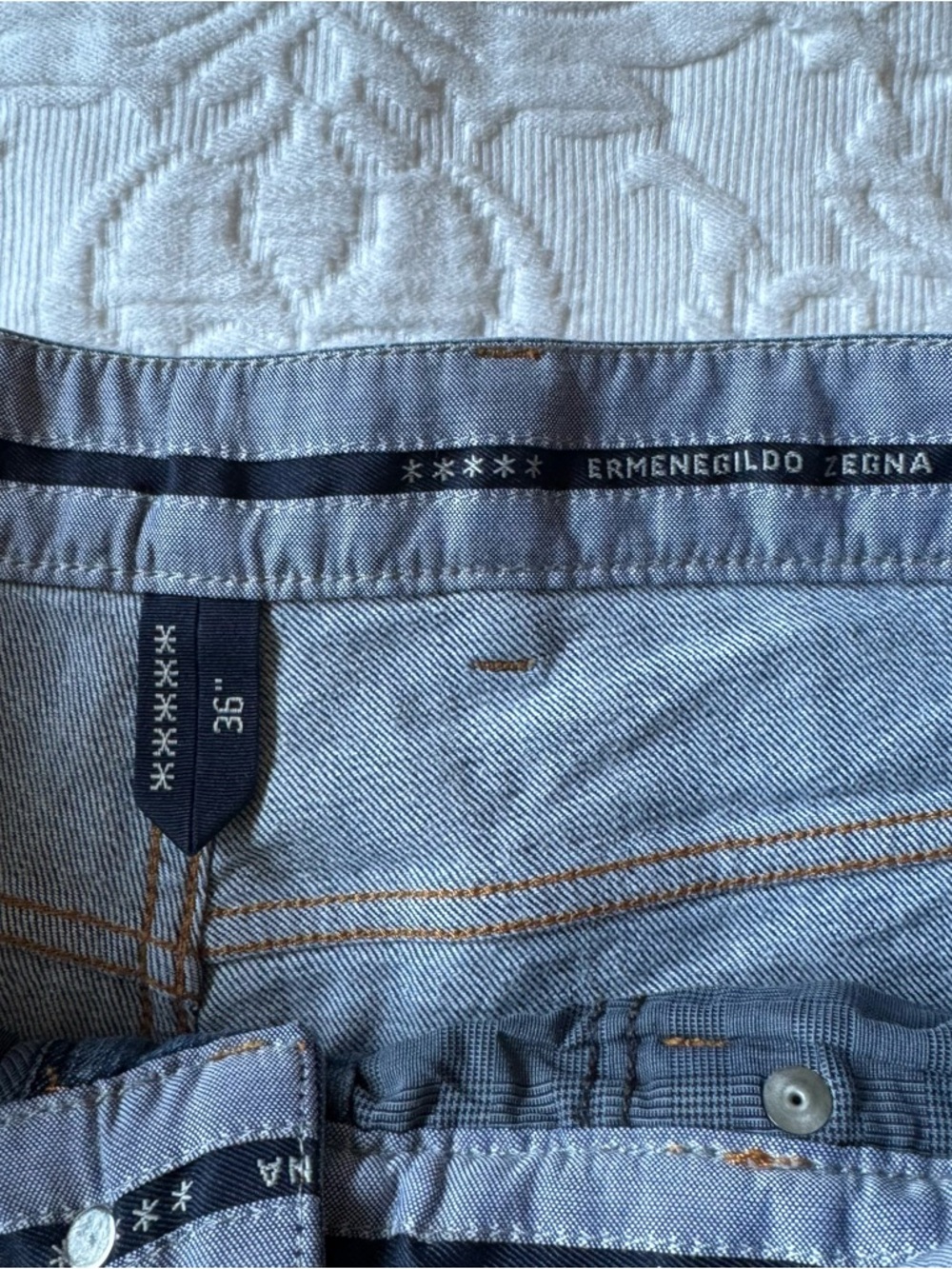 Ermenegildo Zegna Straight Jeans in Medium Blue Wash - Picture 6 of 8